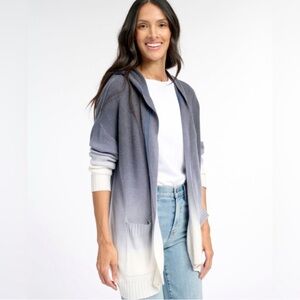 Splendid Dove Cardigan Ombre Blue and Cream Cardigan
